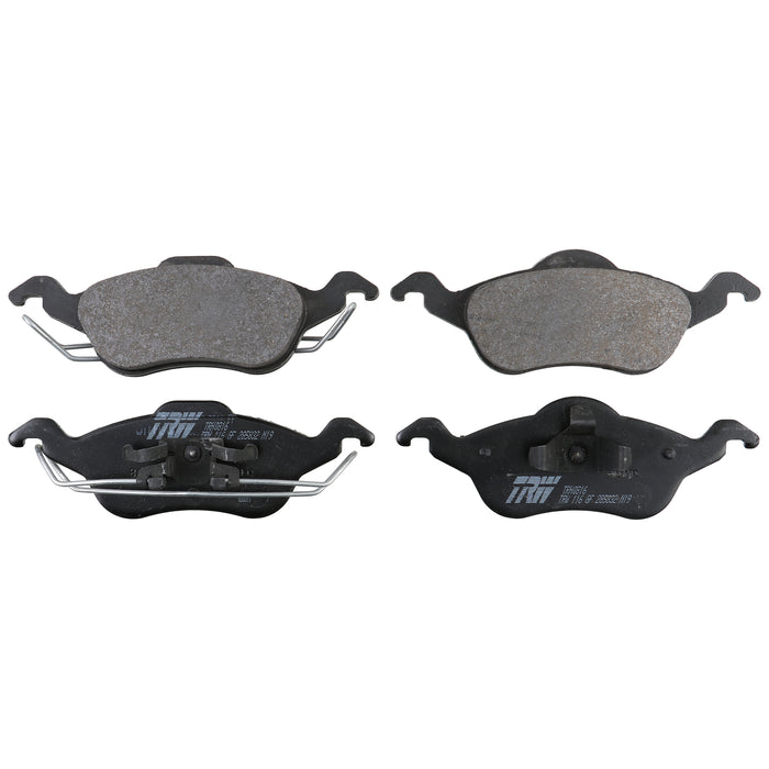 Front Disc Brake Pad Set for Ford Focus 2000 - 2004 TRW  Pro TRH0816