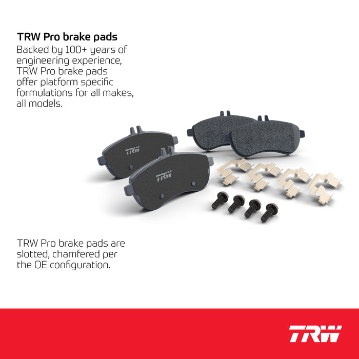 Front Disc Brake Pad Set for Ford Ranger 1983 TRW  Pro TRC0387