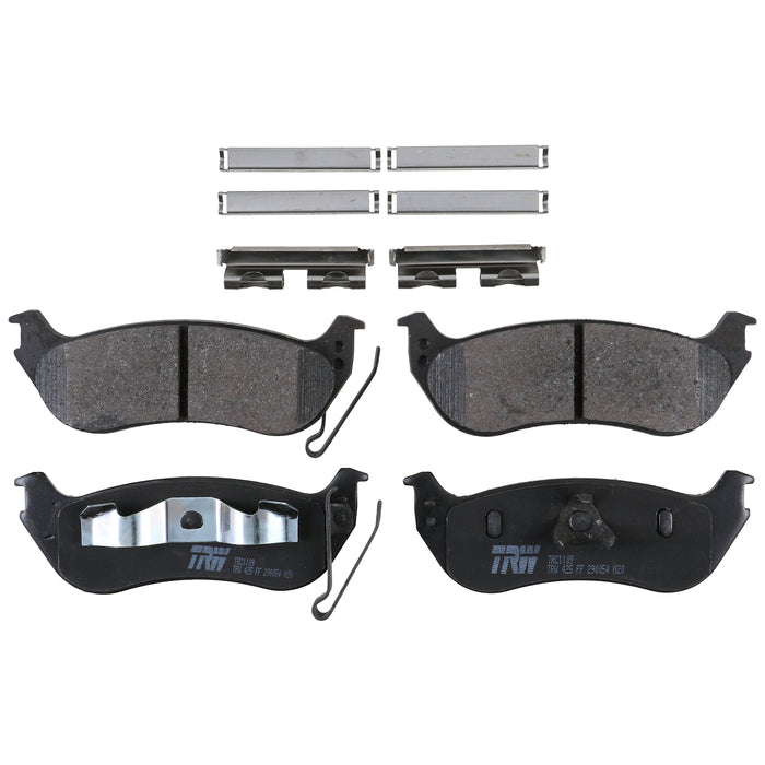Rear Disc Brake Pad Set for Ford Explorer 2005 - 2010 TRW  Pro TRC1109