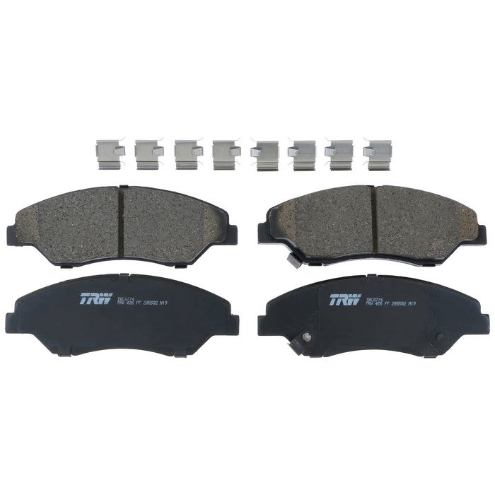 Front Disc Brake Pad Set for Kia Sportage 1998 - 2002 TRW  Pro TRC0774