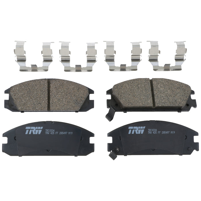 Front Disc Brake Pad Set for Honda Accord 1986 - 1989 TRW  Pro TRC0334