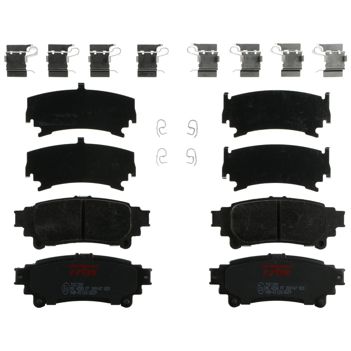 Rear Disc Brake Pad Set for Toyota Highlander 2014 - 2019 TRW  Ultra TXC1391