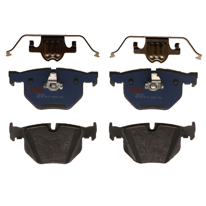Rear Disc Brake Pad Set for BMW 530e 2021 - 2023 TRW  Blue TXD1042