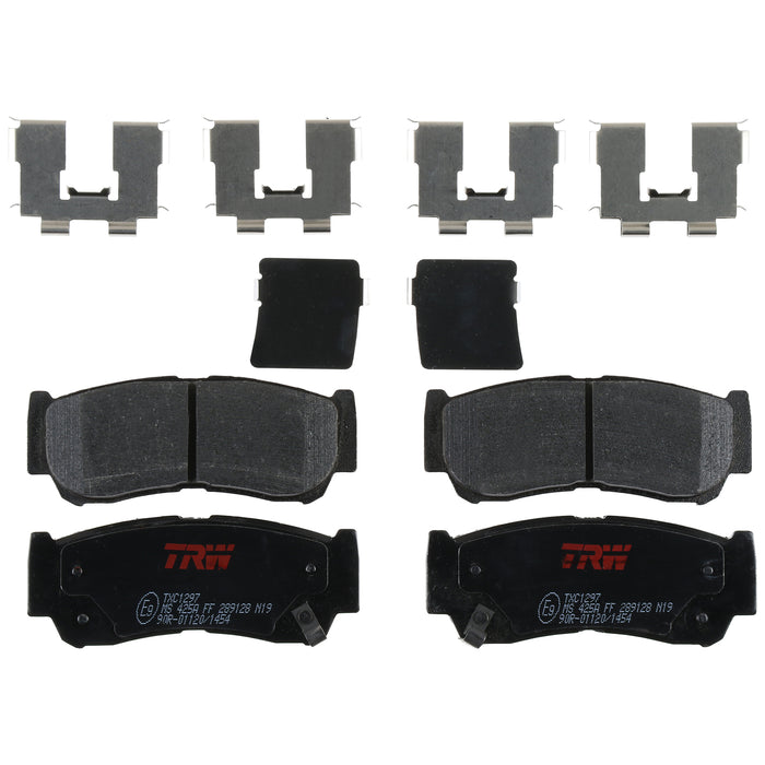 Rear Disc Brake Pad Set for Hyundai Santa Fe 2007 - 2009 TRW  Ultra TXC1297
