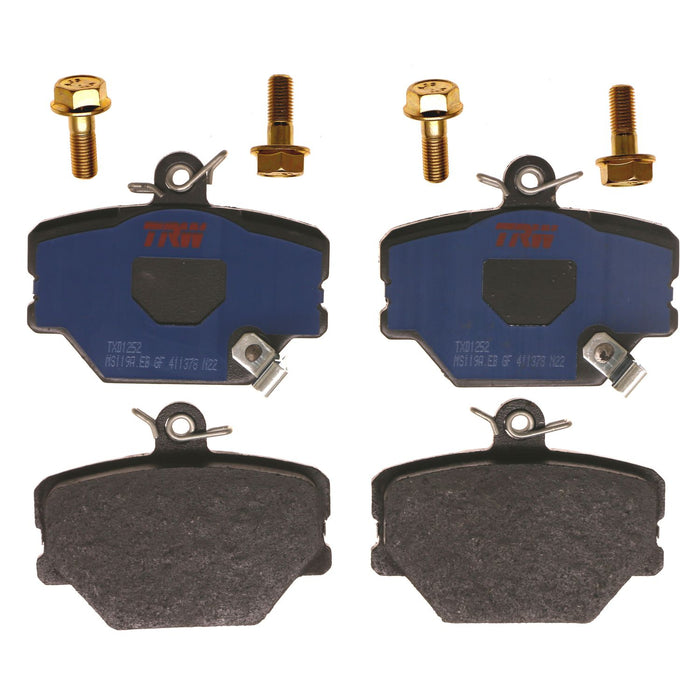 Front Disc Brake Pad Set for Smart Fortwo 2015 - 2016 TRW  Blue TXD1252