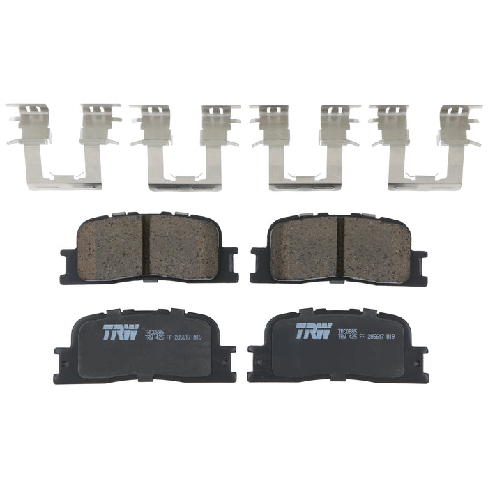 Rear Disc Brake Pad Set for Toyota Camry 2002 - 2006 TRW  Pro TRC0885
