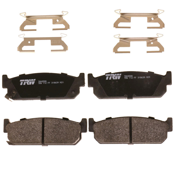 Rear Disc Brake Pad Set for INFINITI Q45 1990 - 2006 TRW  Pro TRH0588