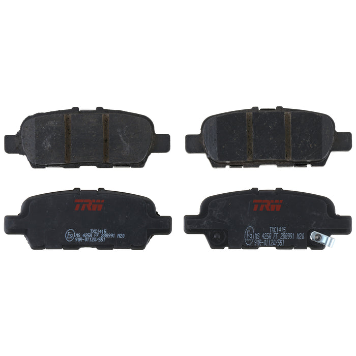 Rear Disc Brake Pad Set for Nissan Murano 2009 - 2021 TRW  Ultra TXC1415