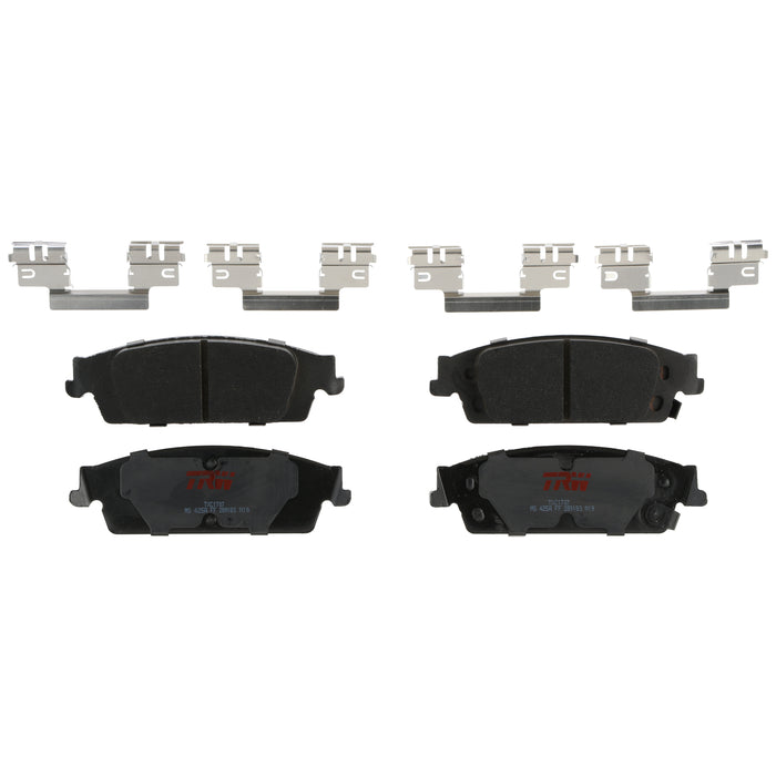 Rear Disc Brake Pad Set for Chevrolet Silverado 1500 2014 - 2018 TRW  Ultra TXC1707
