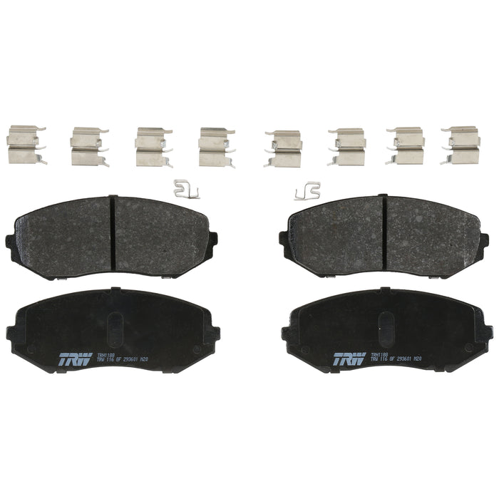 Front Disc Brake Pad Set for Suzuki Grand Vitara 2006 - 2008 TRW  Pro TRH1188