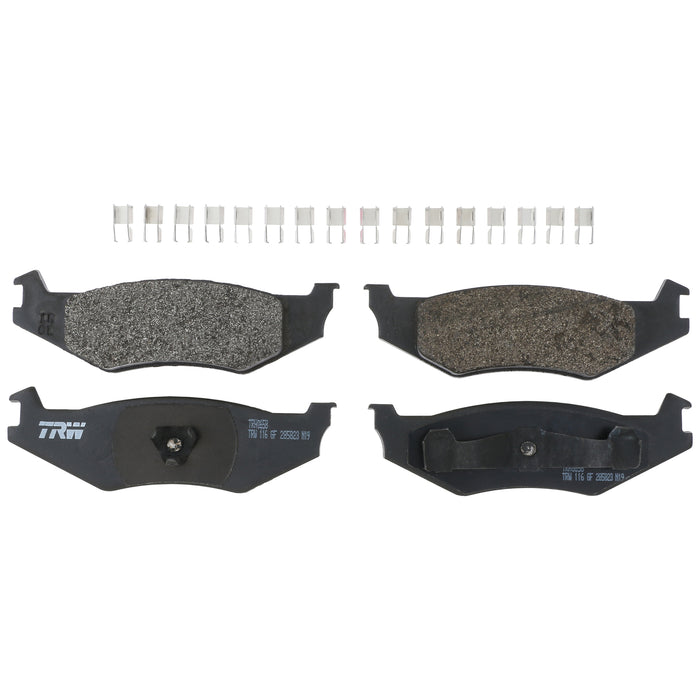 Rear Disc Brake Pad Set for Dodge Intrepid 1995 - 2004 TRW  Pro TRH0658