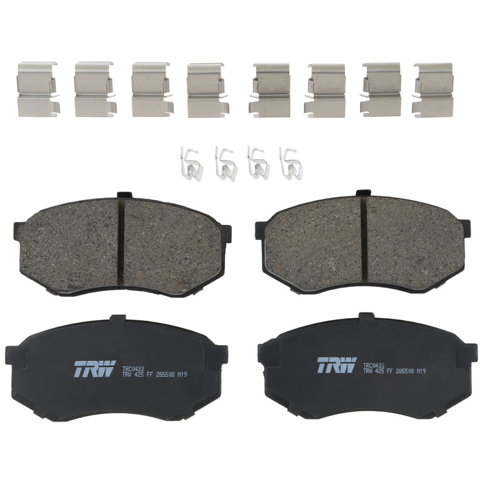 Front Disc Brake Pad Set for Toyota Tacoma 1995 - 2004 TRW  Pro TRC0433