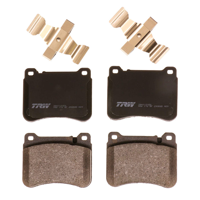 Front Disc Brake Pad Set for Mercedes-Benz C230 2004 - 2007 TRW  Pro TRH1121ES