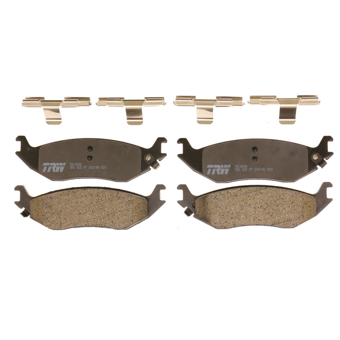 Rear Disc Brake Pad Set for Ram 1500 2017 - 2018 TRW  Pro TRC0898