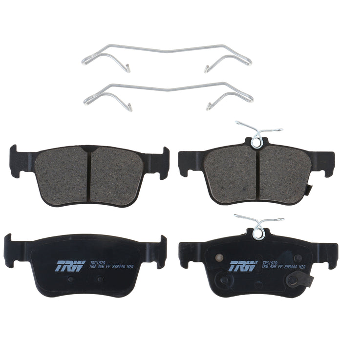 Rear Disc Brake Pad Set for Honda Civic 2016 - 2021 TRW  Pro TRC1878
