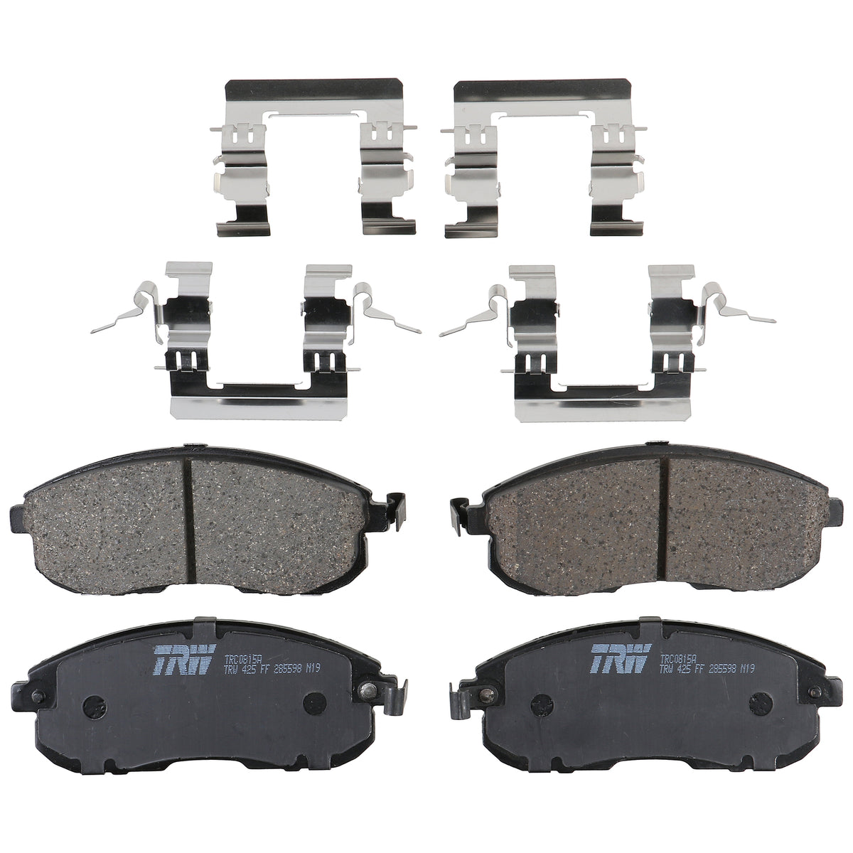 Front Disc Brake Pad Set for Nissan Sentra 2011 - 2019 TRW Pro