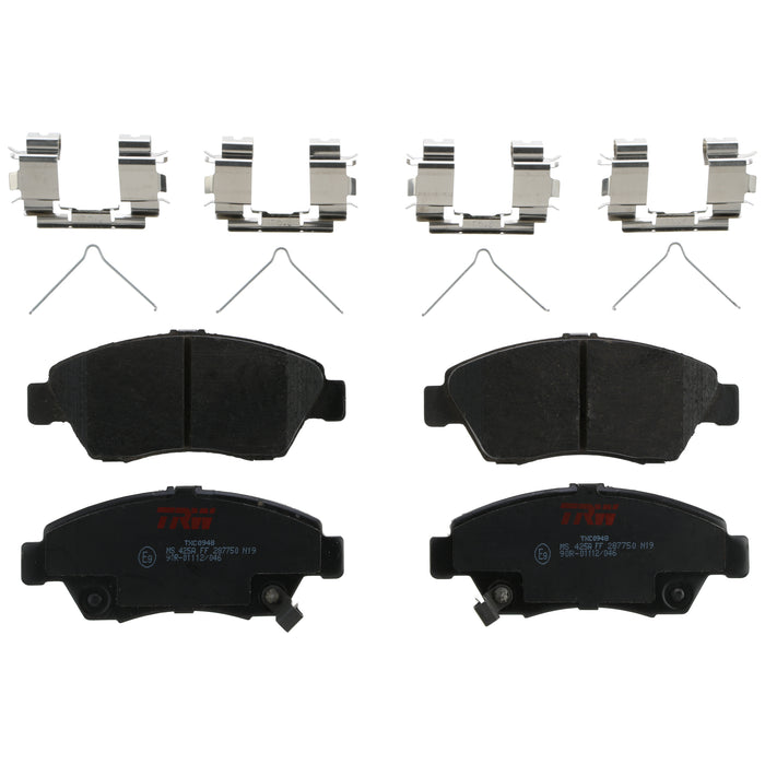 Front Disc Brake Pad Set for Honda Civic 2003 - 2015 TRW  Ultra TXC0948