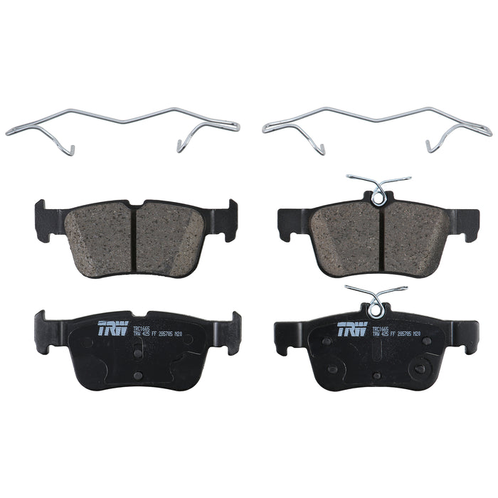 Rear Disc Brake Pad Set for Ford Fusion 2013 - 2020 TRW  Pro TRC1665