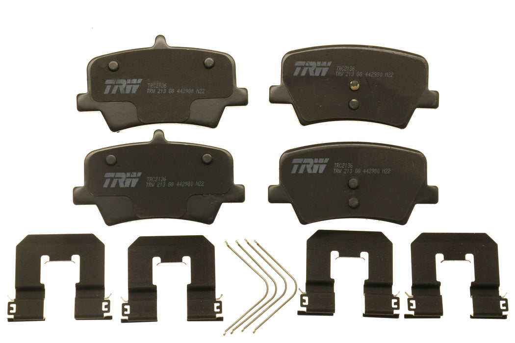 Rear Disc Brake Pad Set for Volvo XC40 2019 - 2024 TRW  Pro TRC2136