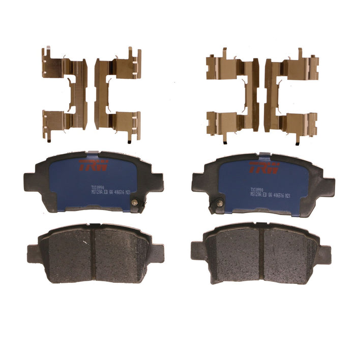 Front Disc Brake Pad Set for Toyota Prius 2003 TRW  Blue TXI0990