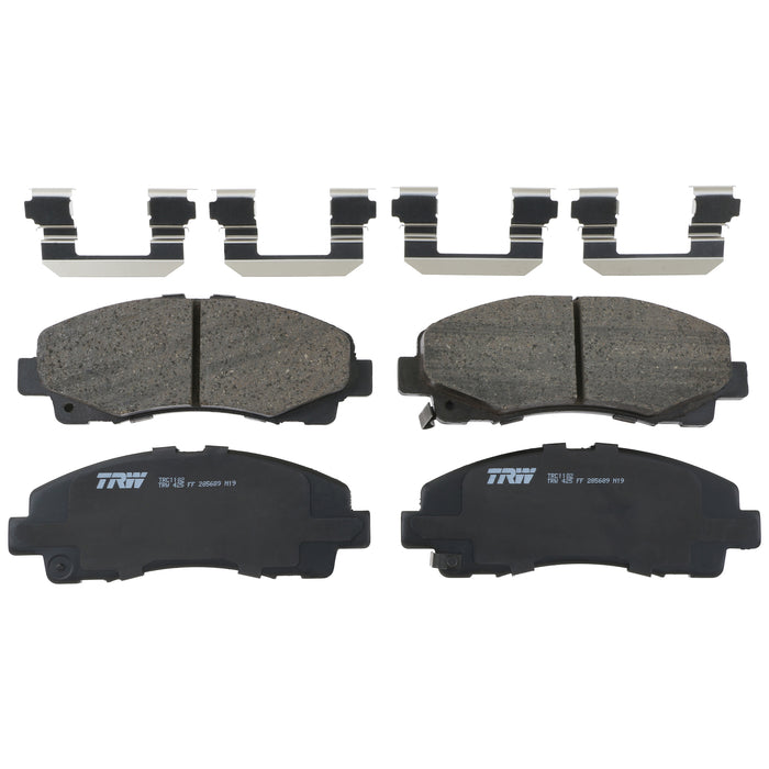 Front Disc Brake Pad Set for Honda Ridgeline 2006 - 2011 TRW  Pro TRC1102