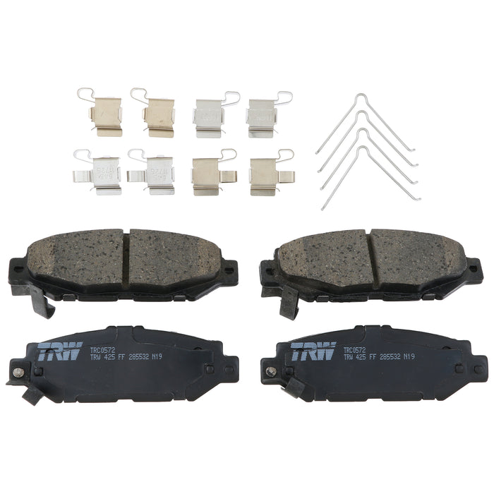 Rear Disc Brake Pad Set for Lexus SC400 1992 - 2000 TRW  Pro TRC0572