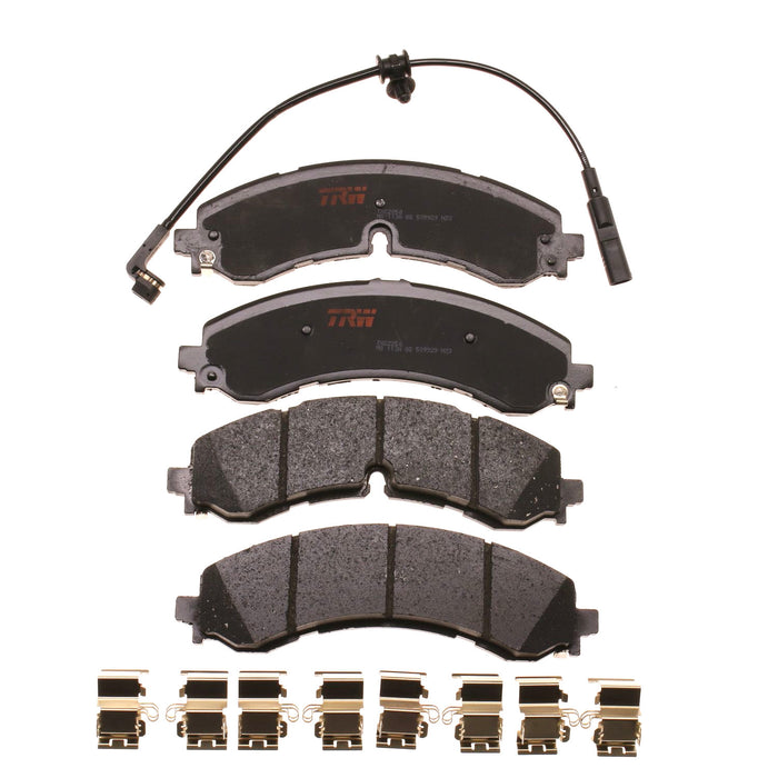 Rear, Front Disc Brake Pad Set for Chevrolet Silverado 2500 HD 2020 - 2022 TRW  Ultra TXC2250