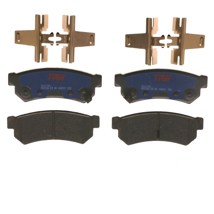 Rear Disc Brake Pad Set for Chevrolet Spark EV 2014 - 2016 TRW  Blue TXI1739