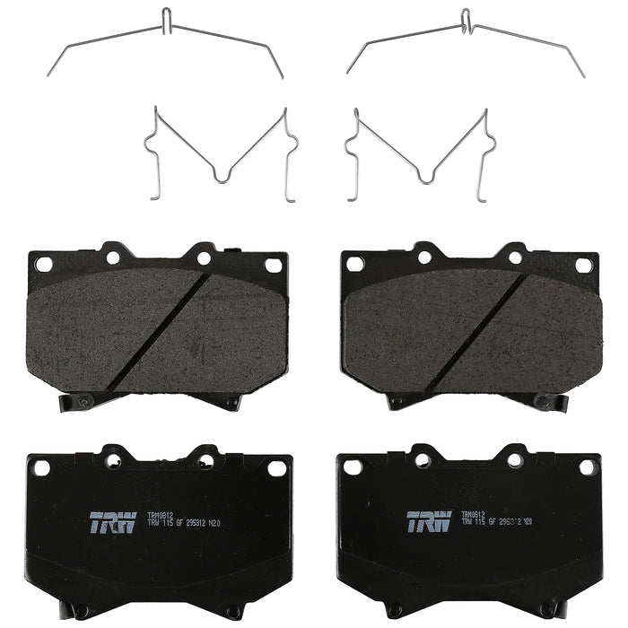Front Disc Brake Pad Set for Toyota Tundra 2000 - 2003 TRW  Pro TRM0812