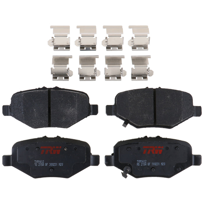 Rear Disc Brake Pad Set for Ford Explorer 2013 - 2014 TRW  Ultra TXM1612