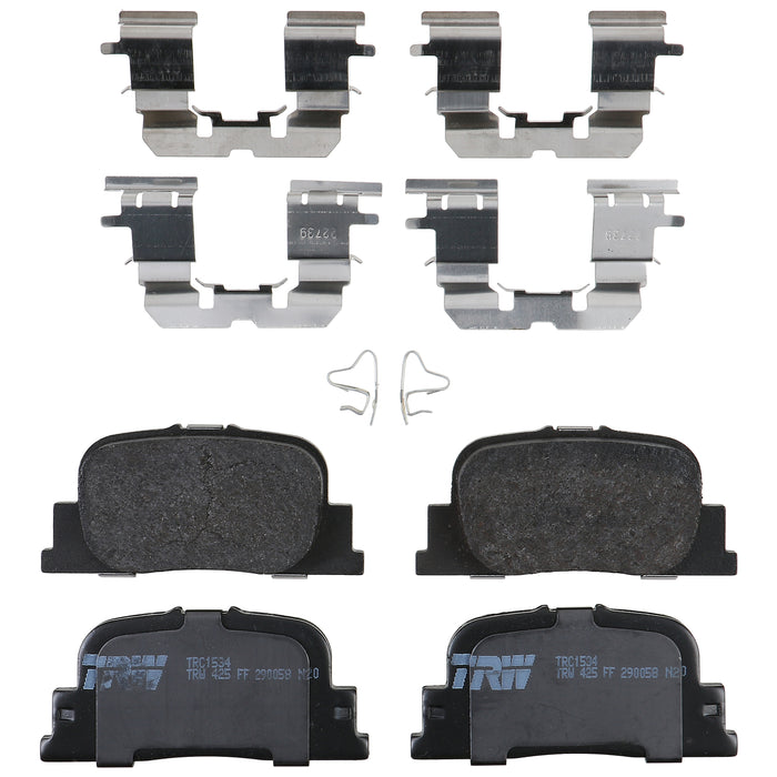 Front Disc Brake Pad Set for Toyota Echo 2000 - 2003 TRW  Pro TRC1534