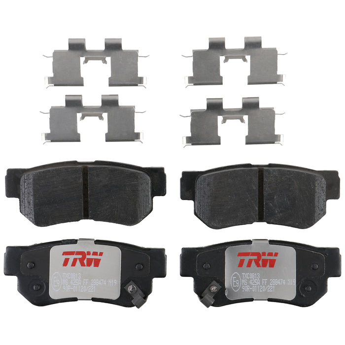 Rear Disc Brake Pad Set for Hyundai Sonata 1999 - 2008 TRW  Ultra TXC0813