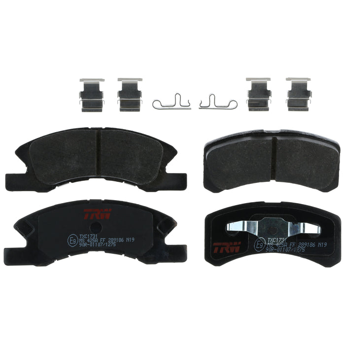 Front Disc Brake Pad Set for Mitsubishi Mirage 2014 TRW  Ultra TXC1731
