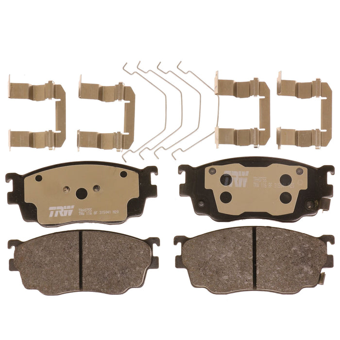 Front Disc Brake Pad Set for Mazda 626 1998 - 2002 TRW  Pro TRH0755