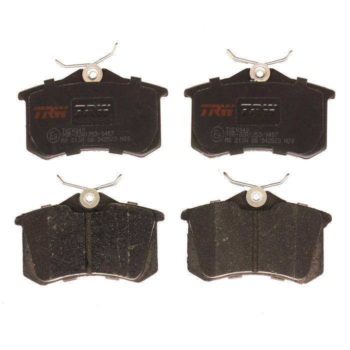 Rear Disc Brake Pad Set for Volkswagen Jetta 1985 - 1989 TRW  Ultra TXC0340