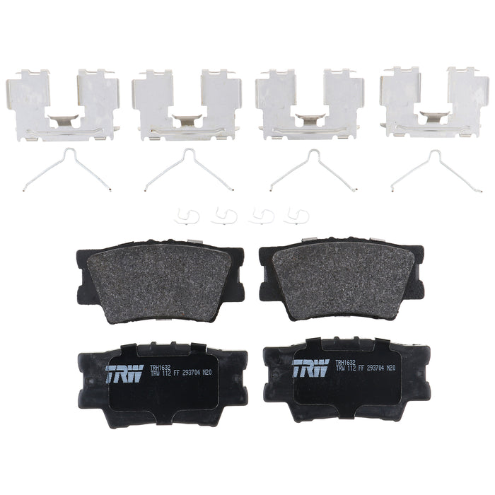 Rear Disc Brake Pad Set for Lexus HS250h 2012 TRW  Pro TRH1632