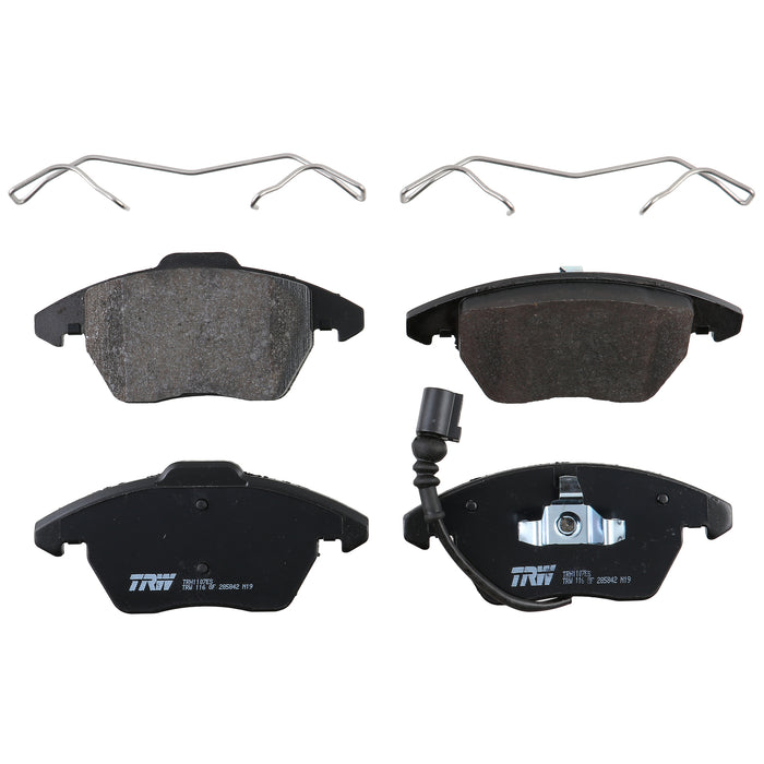 Front Disc Brake Pad Set for Volkswagen Jetta 2005 - 2013 TRW  Pro TRH1107ES