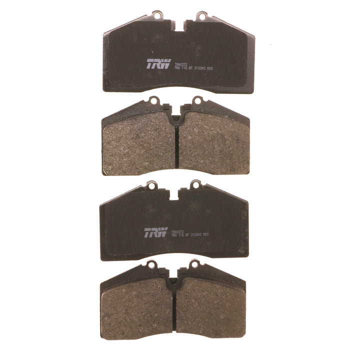 Front Disc Brake Pad Set for Porsche 911 1991 - 1992 TRW  Pro TRH0372