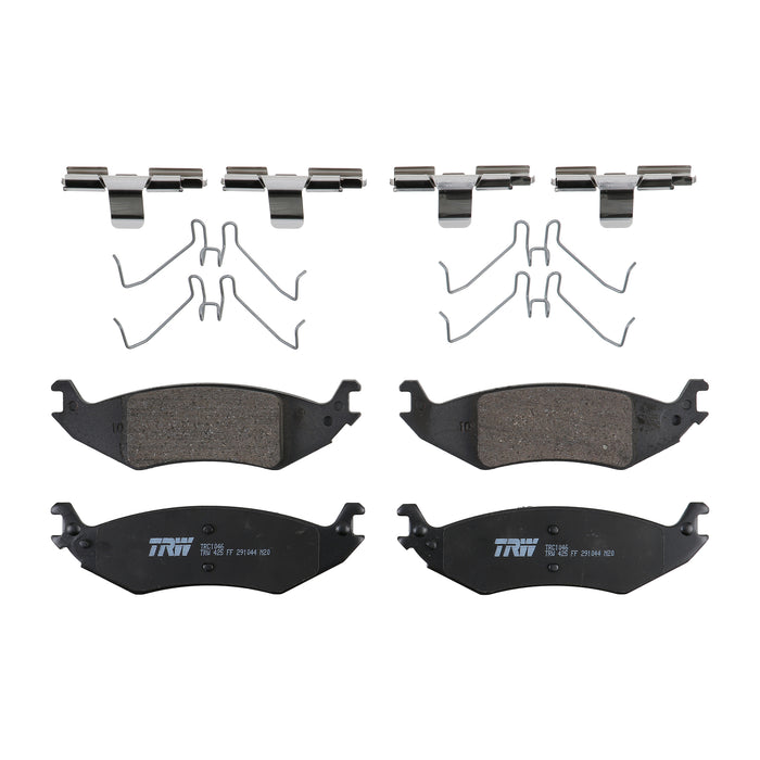 Rear Disc Brake Pad Set for Ford E-150 2004 - 2006 TRW  Pro TRC1046