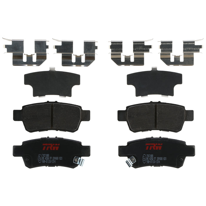 Rear Disc Brake Pad Set for Honda Odyssey 2005 - 2010 TRW  Ultra TXC1088