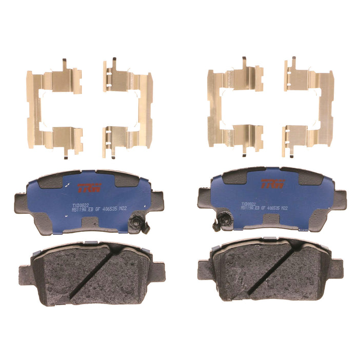 Front Disc Brake Pad Set for Toyota Prius 2001 - 2002 TRW  Blue TXD0822