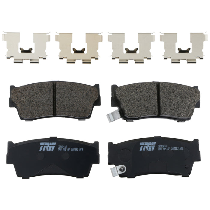 Front Disc Brake Pad Set for Geo Tracker 1989 - 1997 TRW  Pro TRM0418