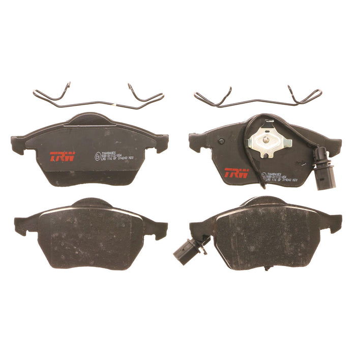 Front Disc Brake Pad Set for Volkswagen Passat 1996 - 2005 TRW  Ultra TXH0840ES