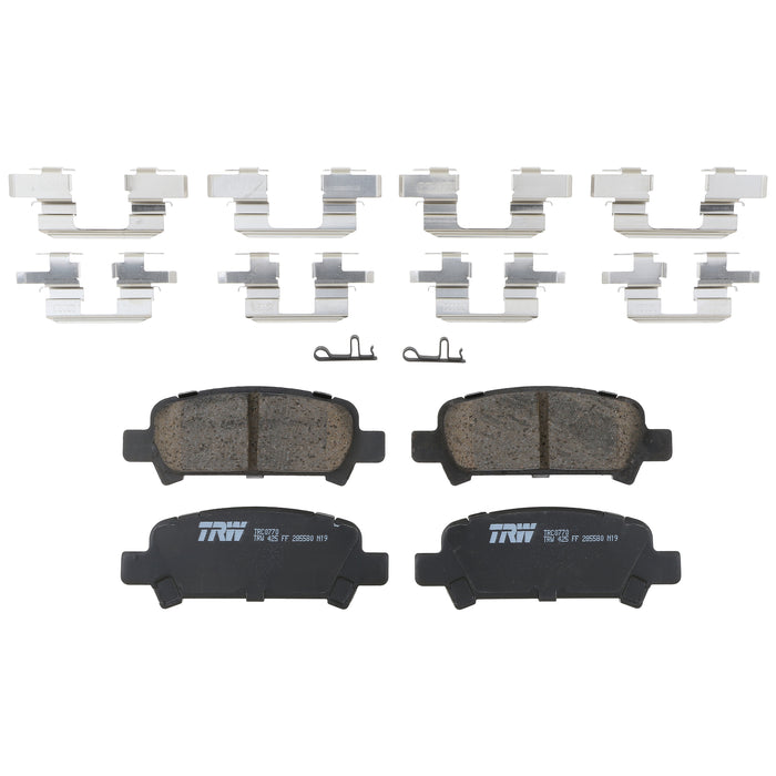 Rear Disc Brake Pad Set for Subaru Outback 2000 - 2004 TRW  Pro TRC0770