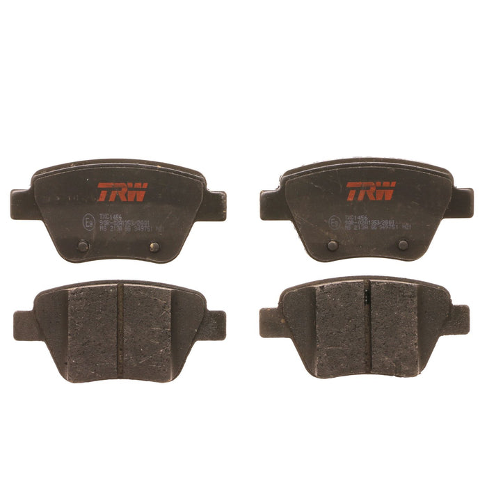 Rear Disc Brake Pad Set for Volkswagen Jetta 2010 - 2013 TRW  Ultra TXC1456