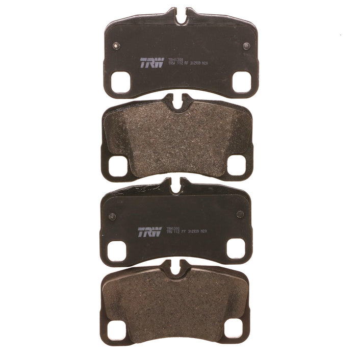 Rear Disc Brake Pad Set for Porsche 911 2007 - 2013 TRW  Pro TRH1300
