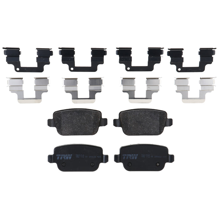 Rear Disc Brake Pad Set for Land Rover LR2 2008 - 2012 TRW  Pro TRH1314