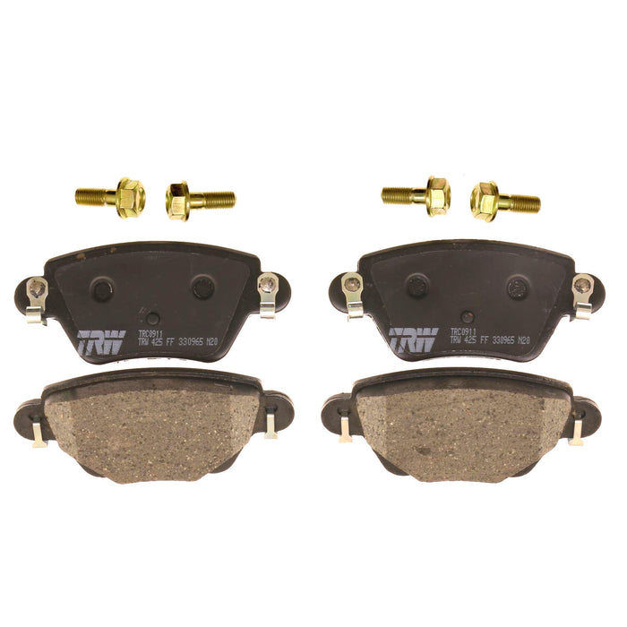 Rear Disc Brake Pad Set for Jaguar X-Type 2002 - 2005 TRW  Pro TRC0911