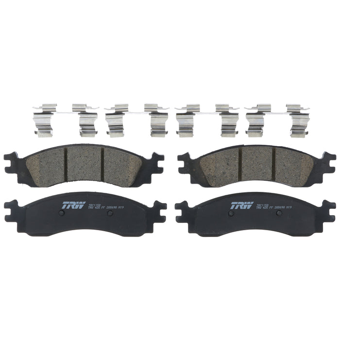 Front Disc Brake Pad Set for Ford Explorer 2006 - 2010 TRW  Pro TRC1158