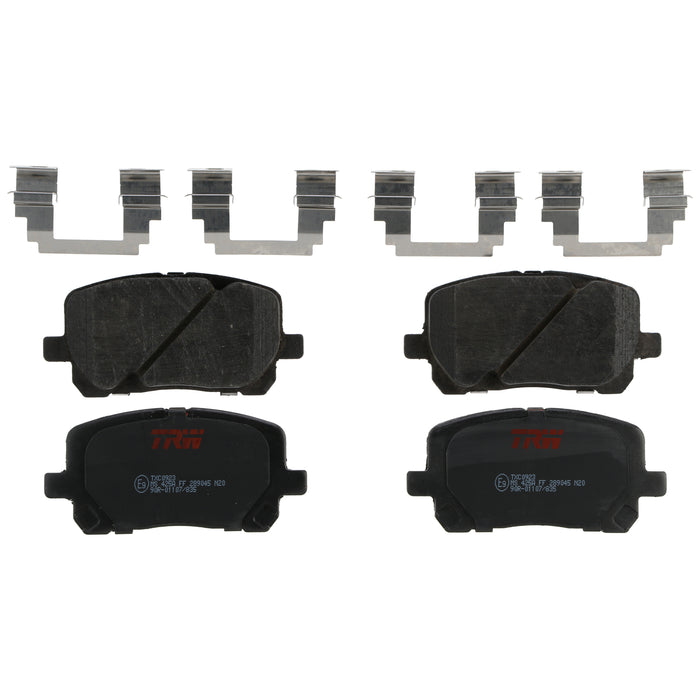Front Disc Brake Pad Set for Toyota Corolla 2003 - 2008 TRW  Ultra TXC0923